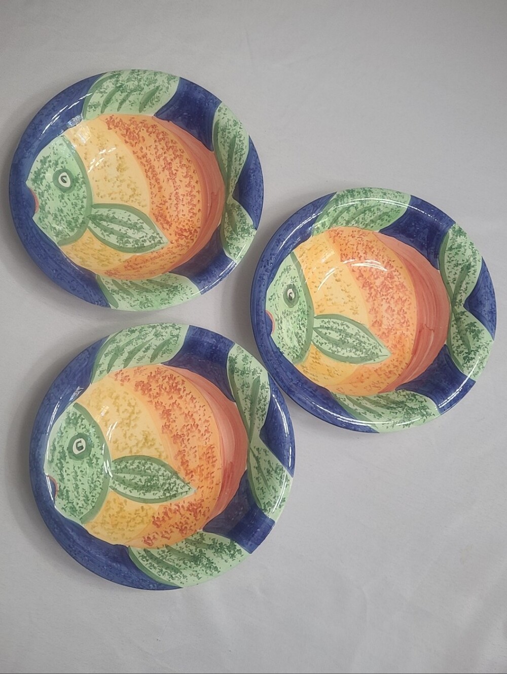 3 Piece "Gone Fishing" Set of Bowls